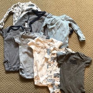 Carters boys bodysuit bundle